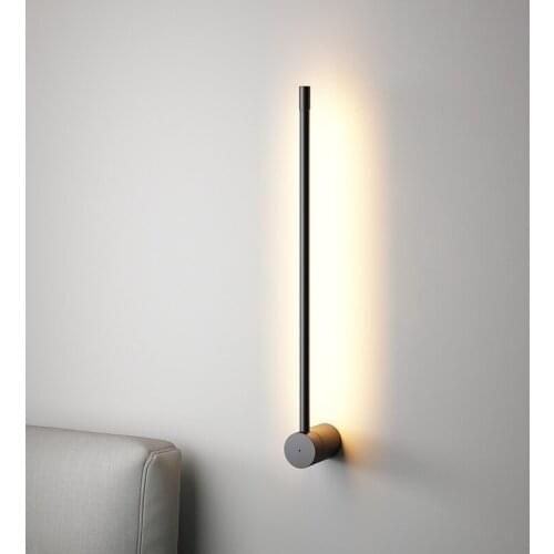 Led Nordic creative wall lamp Modern minimalist wall lighting Hotel bedroom bedside lamp AC220V Indoor sconce