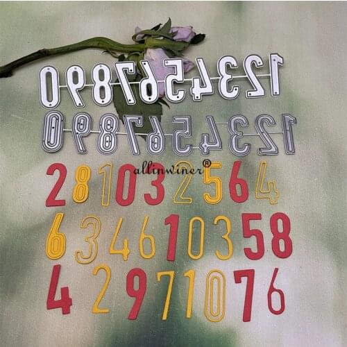 Line number decoration Metal Cutting Dies Stencils For DIY Scrapbooking Decorative Embossing Handcraft Die Cutting Template