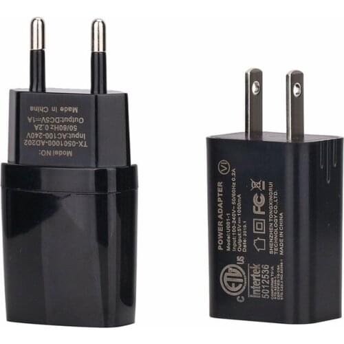 ABBREE 5V 1A USB Wall Charger EU/US Adapter Plug For Baofeng UV-5R UV-82 BF-888S UV-9R Plus USB Charger