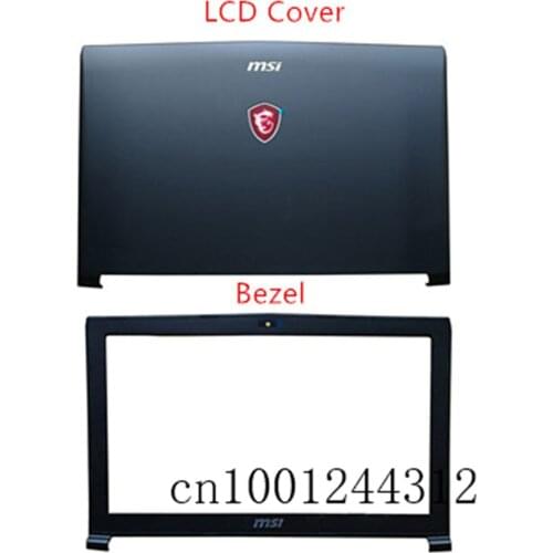 New Original For MSI GP62 6QG GL62 6QF GL62M GL62VR MS-16J9 LCD Rear Top Lid Back Cover / Front Frame Bezel