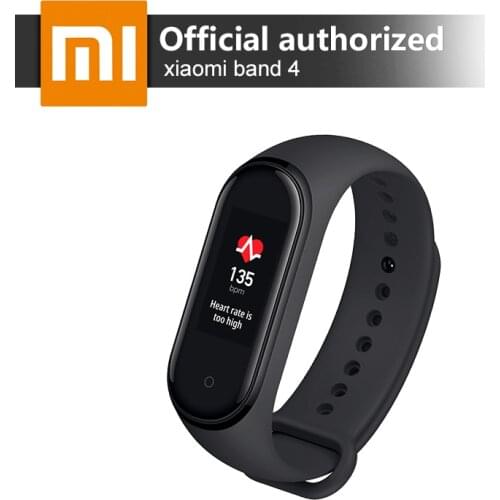 2019 Global Version Original Xiaomi Mi Band 4 Newest Music Smart Bracelet Heart Rate Fitness Tracker 0.95” Color AMOLED Screen