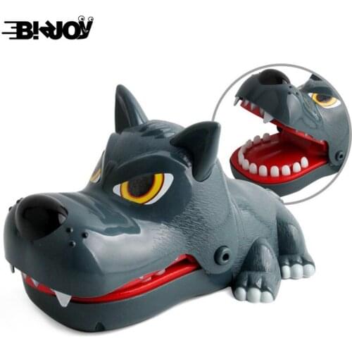 2020 Latest Creative Large Large Wolf Mouth Dentist Bite Finger Desktop Game Funny Gags Kids Friend Interaction Mischief Toys
