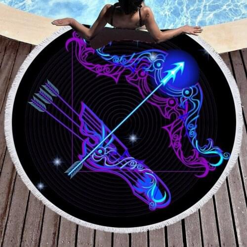 Twelve constellations Sea beach towel Pareo beach Microfiber towel strandlaken spa Large beach towel Towel beach Beach towel spa