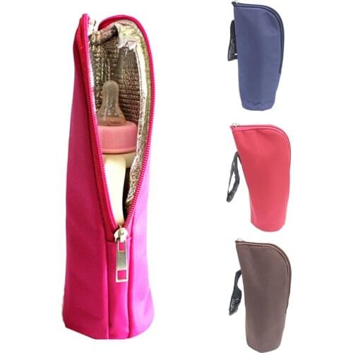 Baby Hanging Nursing Bottle Cooler Warmer Insulated Bag Korean Heat Freshness Preserved Feeding Bottle Tote Bag For 3.1*3.1*9.5
