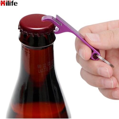 Portable Aluminum Wine Bear Bottle Opener Keyring Keychain Kitchen Gadgets Drink Opening Tool Bar Tools Random Color