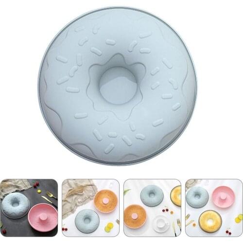 DIY Silicone Donut Mold Baking Pan Doughnuts Mould Maker Silicone Cake Mold For Donuts Pastry Decoration Baking Supplies