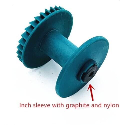 Tsudakoma air jet loom textile accessories High quality twisted side lug wheel bobbin winding yarn tube inch cover