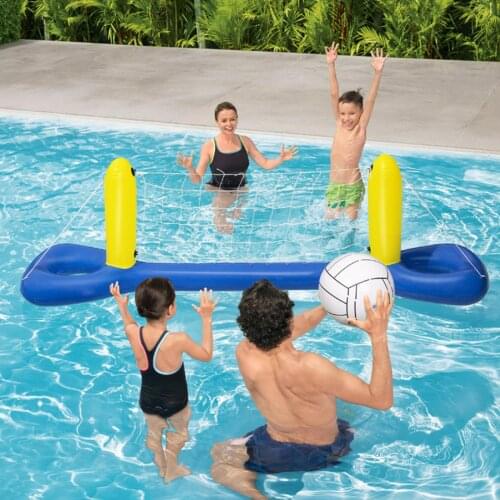 Water Inflatable Toy Swimming Pool Basketball Volleyball Handball PVC Plastic Nylon Mesh Water Ball Play Model Set for Adult Chi
