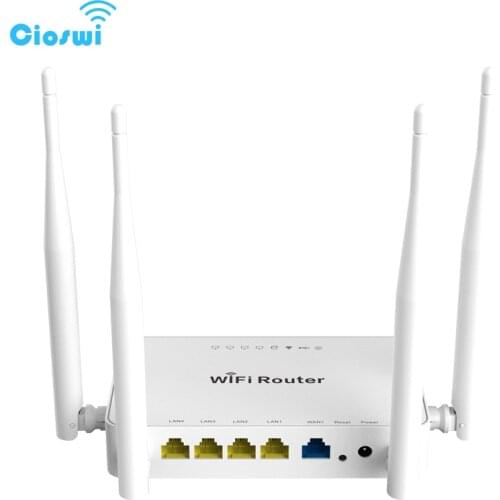 Cioswi Wireless WiFi Router For 3G Usb Modem OpenWrt Router Support Keenetic Omni II 300Mbps 802.11b/g/n MT7620N Chipset