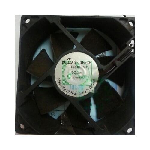 1pc new fan RDH8025S 24V RDH8025S 0.22A RD8025B24H 0.18A RULLIAN 80*80*25