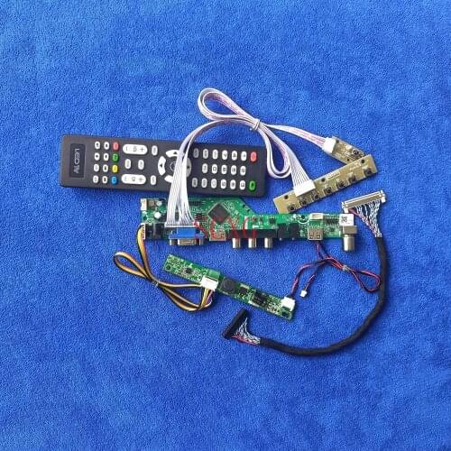 1366*768 KIT AV VGA USB HDMI-compatible LED 30-Pin LVDS Monitor controller board For DV185WHM/HM185WX1/HT185WX1/HT185WXB Analog