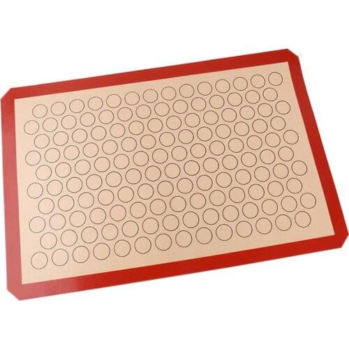 60x40cm Food Grade Silione Glass Mat Kneading Pad Sugar Pad Baking Circle Mat, Baking Mats-006