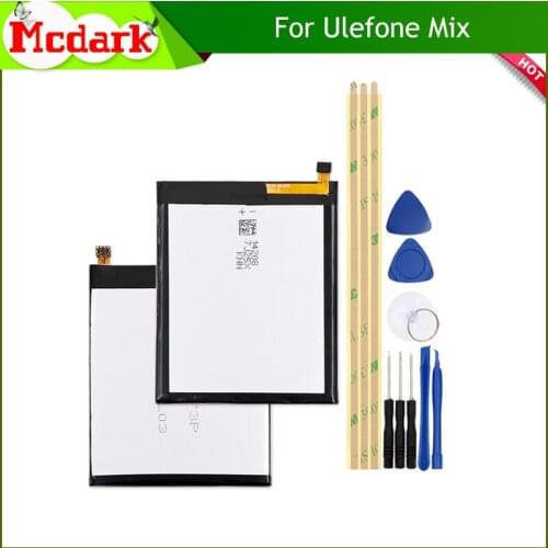 Mcdark For Ulefone MIX Battery Replacement Large Capacity 3300mAh Back Up Bateria For Ulefone MIX Smart Phone+tools