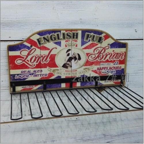 American country to do the old retro loft creative decorative hooks decorative wall hangings decorative wall bars Wall