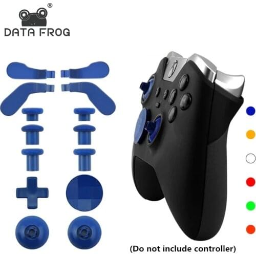 For Xbox One Elite Wireless Controller 14 pcs Metal Replacement Thumbsticks Joystick Caps Paddle Dpad For XBOX One Elite Gamepad