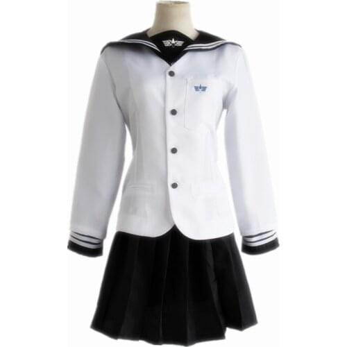 Brdwn Prince of Stride Alternative womens Sakurai Nana Cosplay costume Sailor Suits School Uniforms (top+shirt+skirt)