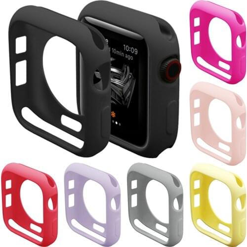 Watch Cover Case For Apple Watch 6 5 4 SE 40mm 44mm Scratch Colorful Soft Cases For IWatch Series 3 2 1 42mm 38mm Accessories