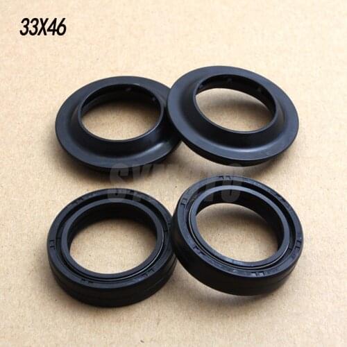33X46X 33*46 Motorcycle Front Fork Damper oil seal Dust cover For TLR200 XL200R CB350G CB350K CB360 CM450A/E CX500 KZ305