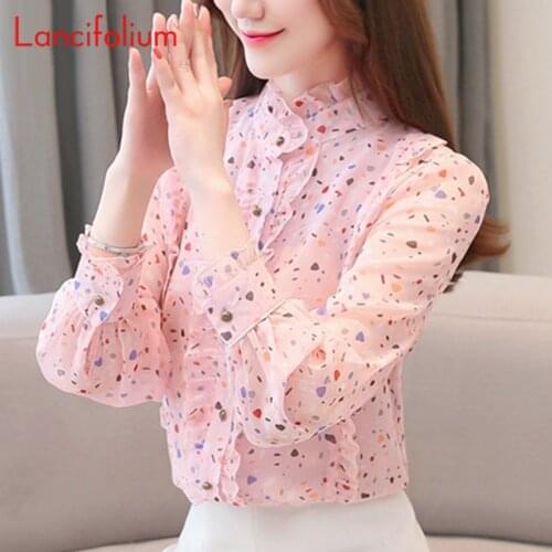 Блузки на пуговицах Lancifolium China At AliExpress