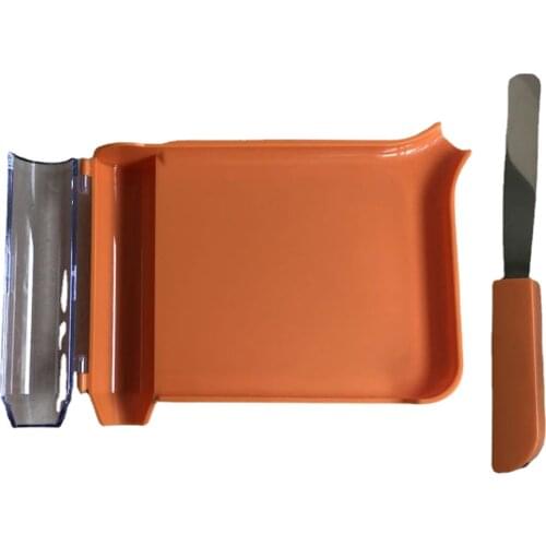 Pill Counting Tray with Spatula, Plastic Medicine Dispensing Tray, Heavy-Duty Hinges with Metal Pins for Durability