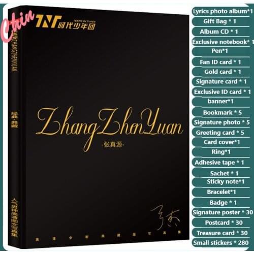 Teens In Times TNT Zhang Zhenyuan Photobook Set Shi Dai Shao Nian Tuan Album CD Poster Bookmark Sticker Key-chain For Collection