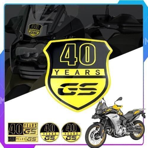Motorcycle Tank Pad Sticker Case for BMW 40 Years GS Decals F700GS F800GS F850GS R1200GS R1250GS etc decoration Accessories