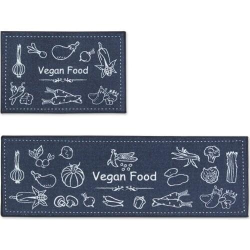 Modern Style Kitchen Bathroom Non-slip Latex Mat Carpet Living Room Balcony Printed Carpet Door Mat