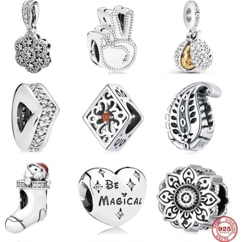 Summer New Accessories Durian Magic Flower Fit Pandora Original Bracelet Charms Beads For Women DIY Jewelry