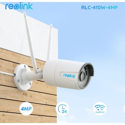 Reolink Camera WiFi 4MP Wireless 2.4G/5Ghz Onvif infrared night vision IP66 waterproof outdoor indoor surveillance RLC-410W-4MP