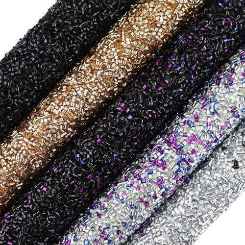30x134cm Roll Tinsel Glitter Fabric Leather For Home Decorate DIY AY261