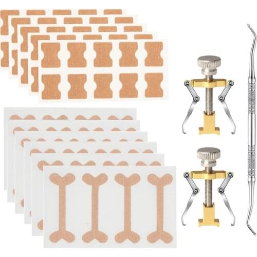 1set Ingrown Toenail Correction Fixer Recover Nail Patch Kit Device Pedicure Inlay Toenail Corrector Sticker Foot Nail Care Tool