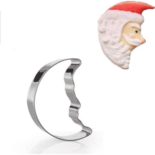 1pcs patisserie reposteria Moon Moldes Metal Cookie Cutter Fondant Cake Decor Tools Biscuit Paste Gum Cupcake Pastry Shop Mould