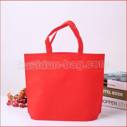 100pcs/lot) size W33*H26*D10 cm eco-friendly reusable shopping non woven bag with logo custom