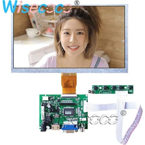 9 Inch 800*480 AT090TN12 LCD Screen TTL 50 Pins VGA AV Controller Board For Car Audio Video Display