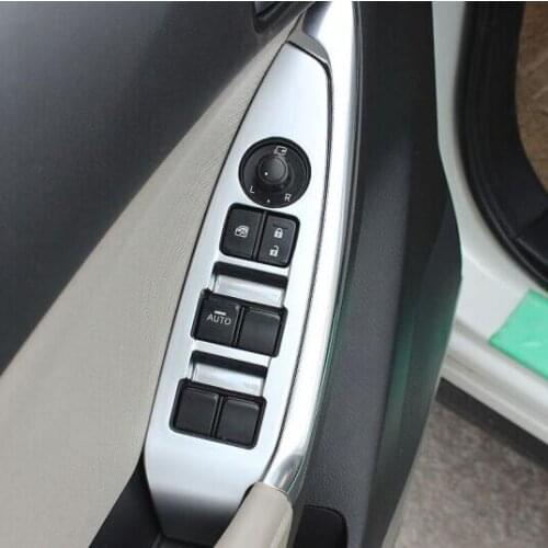ABS Matte for Mazda CX-5 2013 2014 2015 2016 Accessories LHD Door Window glass Lift Control Switch Panel Cover Trim Car Styling