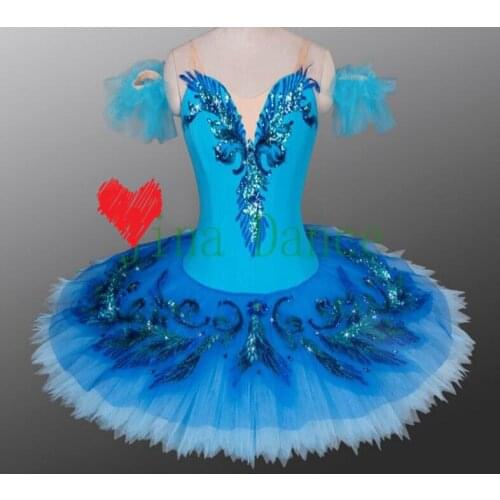 Adult kids La Esmeralda Ballet Tutu performance professional classical ballet tutus girls pancake tutu nutcracker royal blue