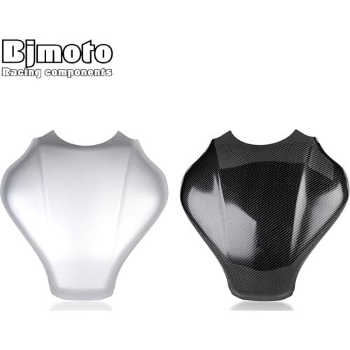 BJMOTO CB 650 R Silver/Carbon Fiber ABS Plastic Motorcycle Gas Fuel Oil Tank Cover Protector Guard For Honda CB650R 2019-2020