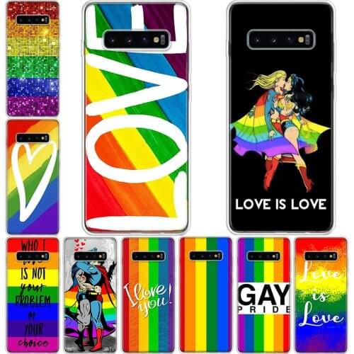 Gay Lesbian LGBT Rainbow Pride ART Phone Case For Samsung Galaxy A71 A70 A51 A50 A41 A40 A30 A21 A10 A01 A90 A20S A20E A10S M31