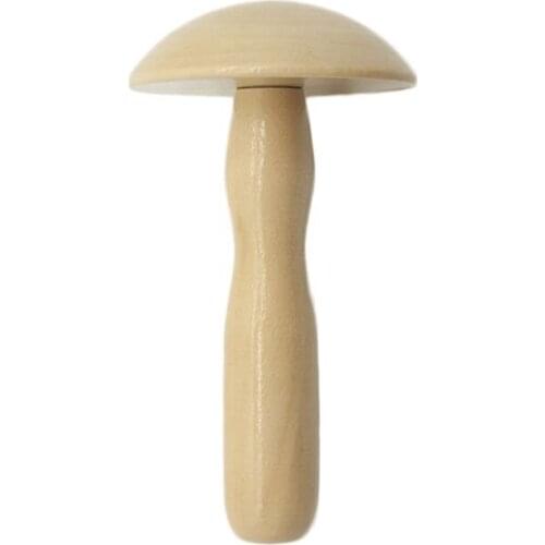 Wooden DIY Darning Mushroom Darner Patch Tool Trouser Clothes Sock Sewing Repair U7ED