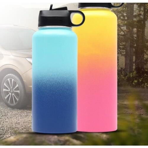 Stainless Steel Space Pot Outdoor Mountaineering Sports Water Cup Large Capacity Gradient Insulation Cup Vacuum Flask