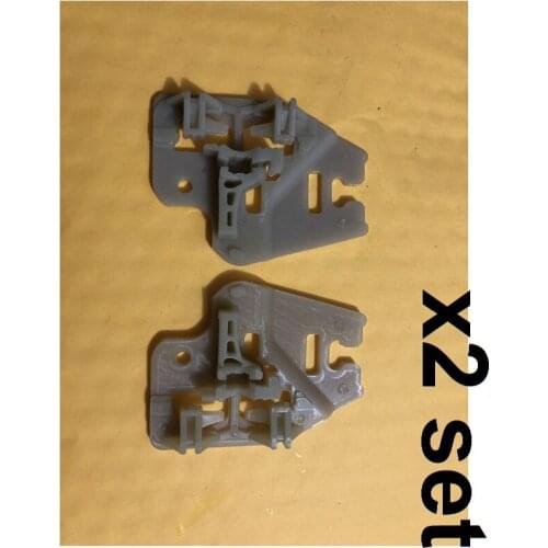 X2 SET FOR BMW E46 3 SERIES WINDOW REGULATOR REPAIR CLIPS with PLASTIC SLIDER FRONT LEFT and RIGHT 1998-2013