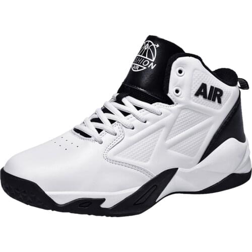 Autumn Winter Mens Warm Plush Basketball Shoes Air Sneakers Women Breathable Anti-skid Outdoor Sports Shoes Basket Femme