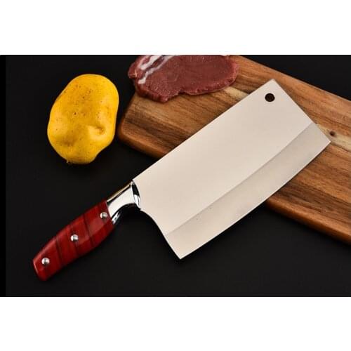 7.7 inch Sharp Blade Kitchen Knife Meat Chopping Slicing Vegetables Cutter High Carbon Steel Chef Knife Fish Knife Cleaver