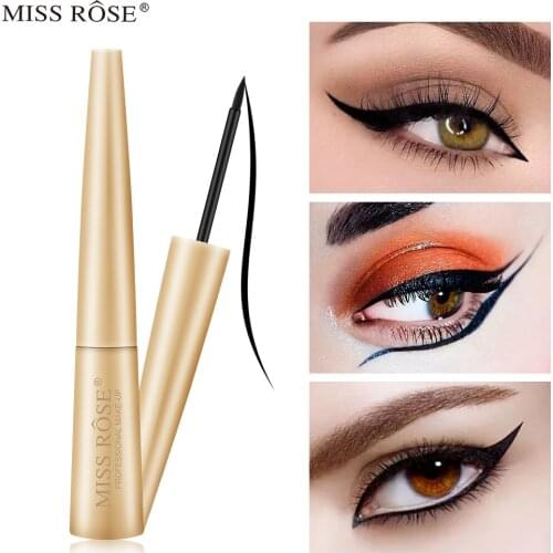 Makeup, matte, waterproof, not easy to smudge and lasting black eyeliner, quick-drying eyeliner eyeliner pen