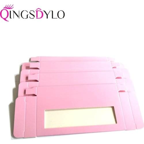 New Lashes Packaging without Logo Empty Cardboard Boxes Lovely Eyelash Packaging for 25mm 3D Mink Eyelashes