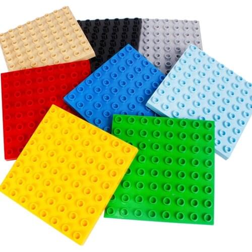 Big Particle Diy Building Blocks Base Plate Compatible With Baseplate Bricks Accessories Kids Toys For Children birthday Gift