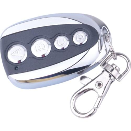 Universal Wireless RF Door Remote Control Key 4 Channel ABCD 433MHz Electric Garage Door Alarm Keychain Controller Car Keys