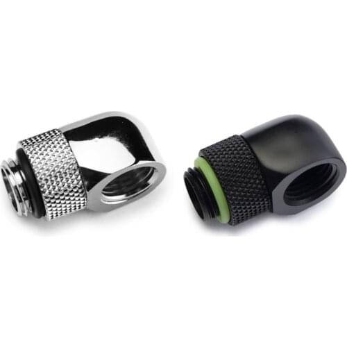 G1/4 90 degree rotary adapter Rotary elbow Hose Hard pipe joint split water cooling radiator fittings TWT90