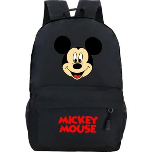 Disney Minnie mickey Backpack Casual style Laptop Rucksack Stitch beautiful teens boys girls school bag Mochilas