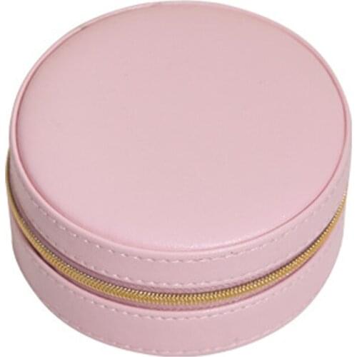 Jewelry Box Portable Storage Organizer Earring Holder Zipper Women Jewelry Display Travel Case